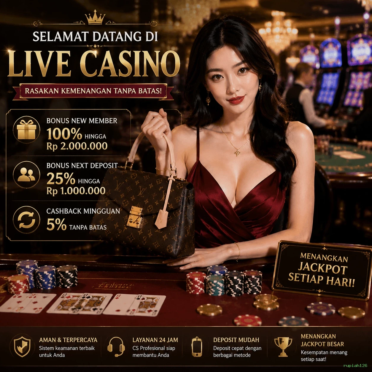 Ikon aplikasi rupiah126 resmi